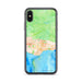 Custom Santa Barbara California Map Phone Case in Watercolor