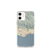 Custom Santa Barbara California Map iPhone 12 mini Phone Case in Woodblock