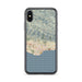 Custom Santa Barbara California Map Phone Case in Woodblock