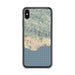 Custom Santa Barbara California Map Phone Case in Woodblock