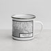 Right View Custom Santa Cruz California Map Enamel Mug in Classic