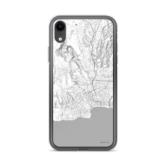 Custom Santa Cruz California Map Phone Case in Classic