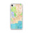 Custom Santa Cruz California Map iPhone SE Phone Case in Watercolor