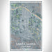 Santa Maria California Map Print Portrait Orientation in Afternoon Style With Shaded Background
