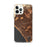 Custom Santa Monica California Map iPhone 12 Pro Max Phone Case in Ember