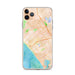 Custom Santa Monica California Map Phone Case in Watercolor