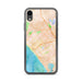 Custom Santa Monica California Map Phone Case in Watercolor