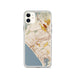 Custom Santa Monica California Map Phone Case in Woodblock