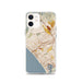 Custom Santa Monica California Map iPhone 12 Phone Case in Woodblock