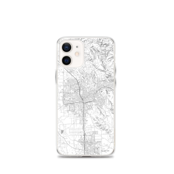 Custom Santa Rosa California Map iPhone 12 mini Phone Case in Classic