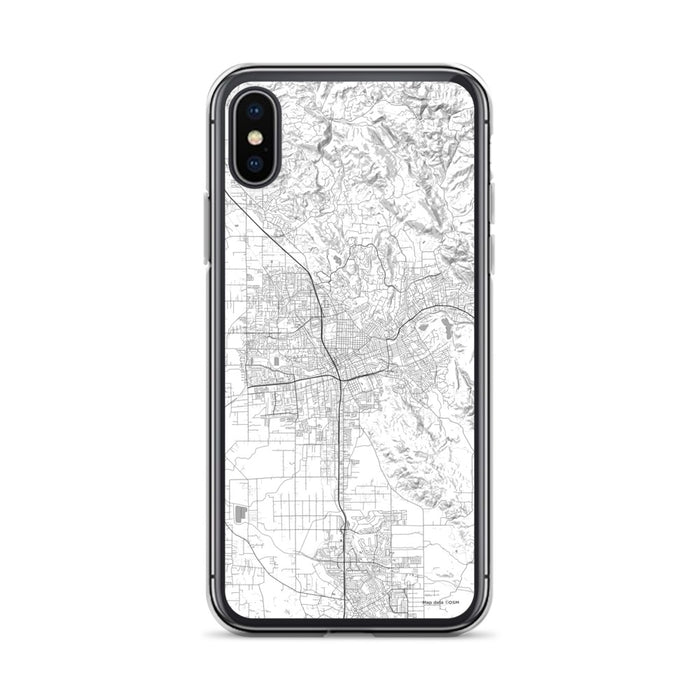 Custom Santa Rosa California Map Phone Case in Classic