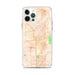 Custom Santa Rosa California Map iPhone 12 Pro Max Phone Case in Watercolor