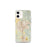 Custom Santa Rosa California Map iPhone 12 mini Phone Case in Woodblock