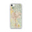 Custom Santa Rosa California Map iPhone SE Phone Case in Woodblock