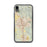 Custom Santa Rosa California Map Phone Case in Woodblock
