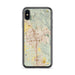 Custom Santa Rosa California Map Phone Case in Woodblock