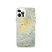 Custom Santa Ynez California Map Phone Case in Woodblock
