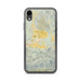 Custom Santa Ynez California Map Phone Case in Woodblock