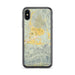 Custom Santa Ynez California Map Phone Case in Woodblock