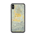 Custom Santa Ynez California Map Phone Case in Woodblock