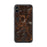 Custom iPhone X/XS Saranac Lake New York Map Phone Case in Ember