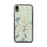 Custom iPhone XR Saranac Lake New York Map Phone Case in Woodblock