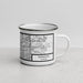 Right View Custom Sarasota Florida Map Enamel Mug in Classic