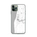Custom iPhone 11 Pro Saugatuck Michigan Map Phone Case in Classic