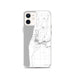 Custom iPhone 12 Saugatuck Michigan Map Phone Case in Classic