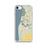 Custom iPhone SE Saugatuck Michigan Map Phone Case in Woodblock