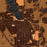 Sauk Centre Minnesota Map Print in Ember Style Zoomed In Close Up Showing Details