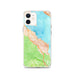 Custom Sausalito California Map iPhone 12 Phone Case in Watercolor