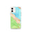 Custom Sausalito California Map iPhone 12 mini Phone Case in Watercolor