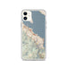 Custom Sausalito California Map Phone Case in Woodblock