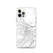 Custom Savannah Georgia Map iPhone 12 Pro Phone Case in Classic