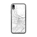 Custom Savannah Georgia Map Phone Case in Classic