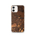 Custom Savannah Georgia Map iPhone 12 Phone Case in Ember