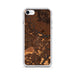 Custom Savannah Georgia Map iPhone SE Phone Case in Ember