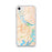 Custom Savannah Georgia Map iPhone SE Phone Case in Watercolor
