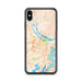 Custom Savannah Georgia Map Phone Case in Watercolor