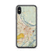 Custom Savannah Georgia Map Phone Case in Woodblock