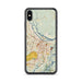 Custom Savannah Georgia Map Phone Case in Woodblock
