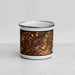 Front View Custom Sayreville New Jersey Map Enamel Mug in Ember