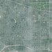 Schaumburg Illinois Map Print in Afternoon Style Zoomed In Close Up Showing Details