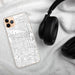 Custom Schaumburg Illinois Map Phone Case in Classic on Table with Black Headphones