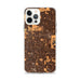 Custom Schaumburg Illinois Map iPhone 12 Pro Max Phone Case in Ember