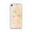 Custom Schaumburg Illinois Map iPhone SE Phone Case in Watercolor