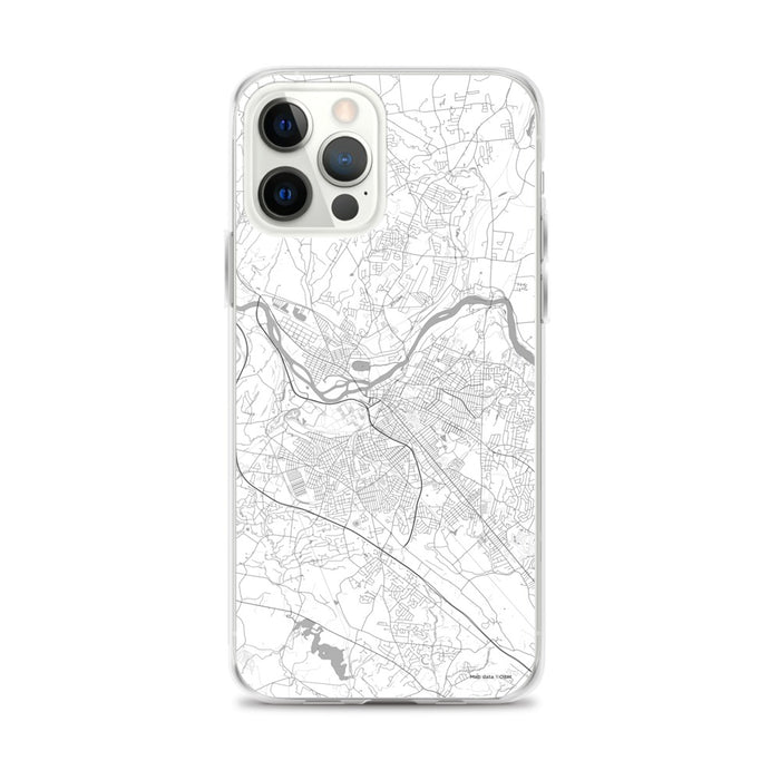 Custom Schenectady New York Map iPhone 12 Pro Max Phone Case in Classic