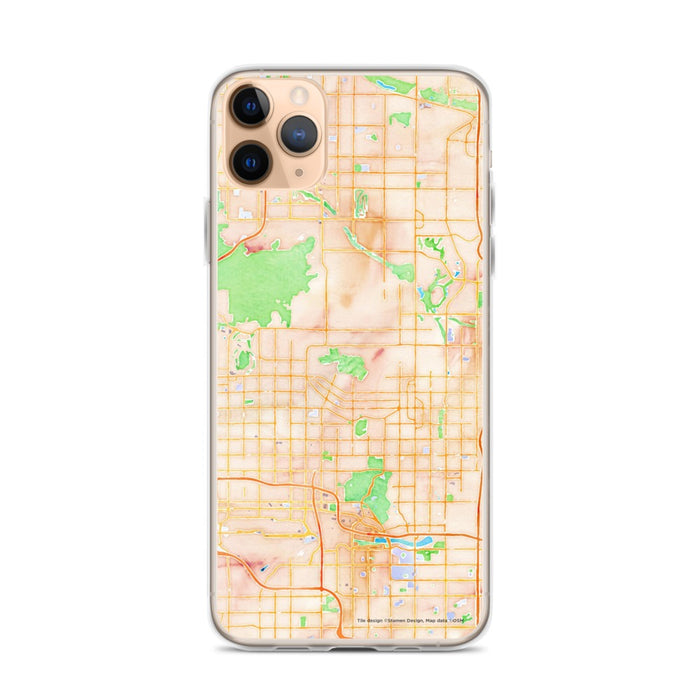 Custom Scottsdale Arizona Map Phone Case in Watercolor
