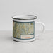 Right View Custom Scotts Valley California Map Enamel Mug in Woodblock